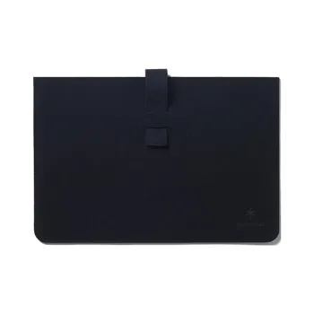 Snow Peak Artificial Leather Laptop Bag Unisex Black