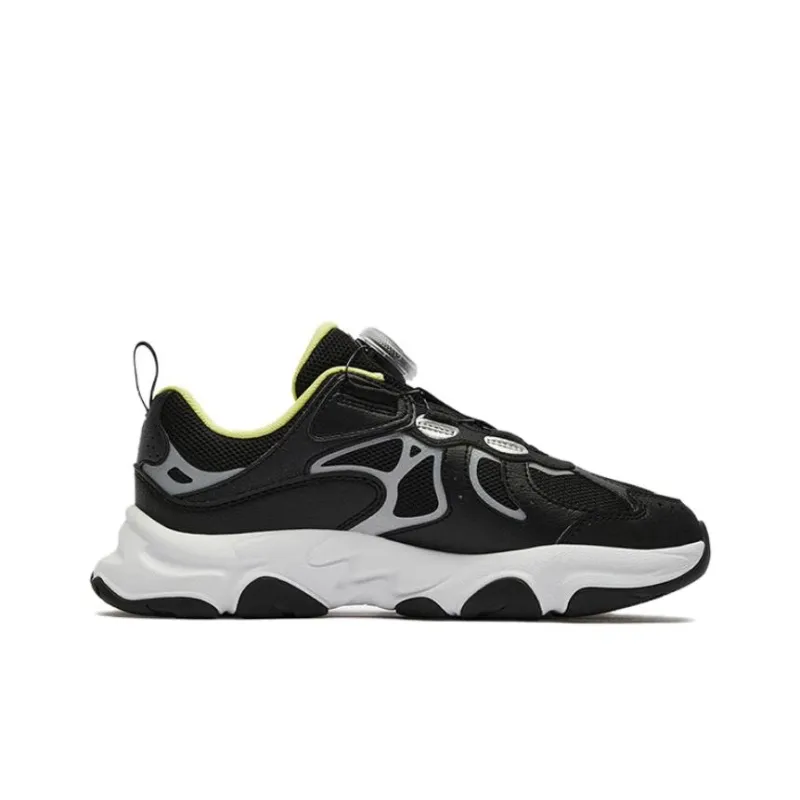 FILA KIDS BOA Low Top Kids' Running Shoes Black Teenagers-1