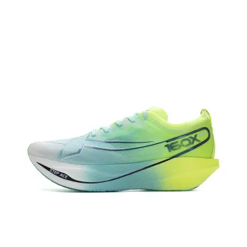 XTEP 160X 5.0 PRO Anti Slip Wear Resistant Low Top Running Shoes Men's Blue Green