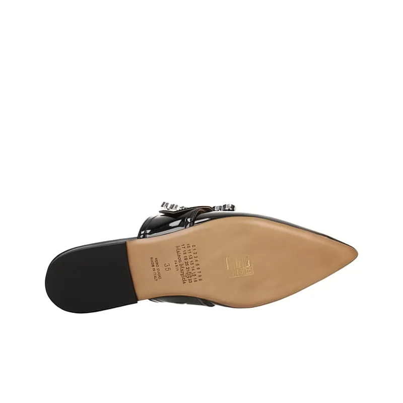 Maison Margiela Replica Closed Toe Slippers Women's Black-4