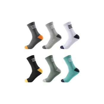 INVISIBLE Mid-Calf Socks Men's 6 Pack