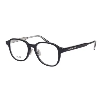 DIOR Round Eyeglass Frames Men's Black