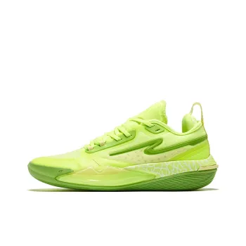 Erke Raid Shock Absorbers Rebound Low Top Basketball Shoes Men's Apple Green