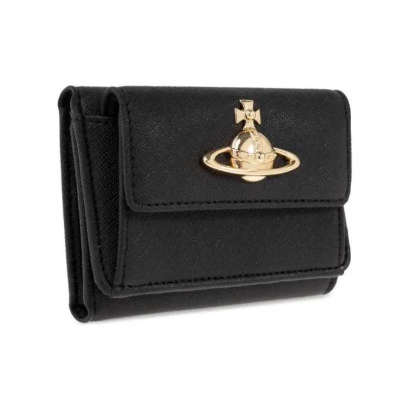 Vivienne Westwood Polyurethane Wallet Men's Black-1
