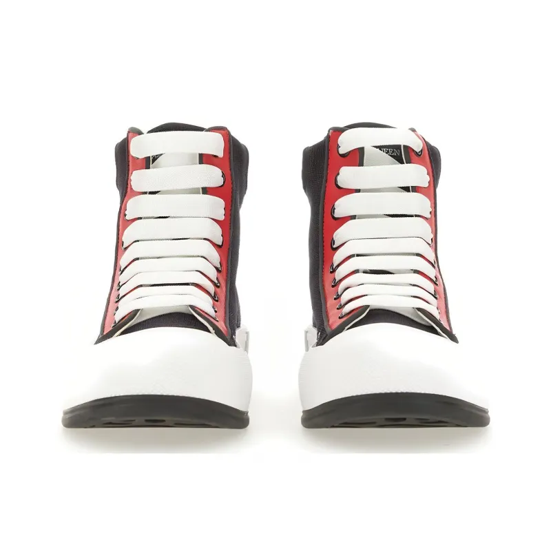 Alexander McQueen High Top Lace Up Sneakers-1