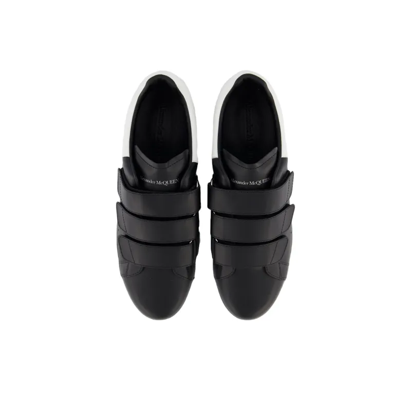 Alexander McQueen Low Top Stylish Skateboarding Shoes Women's Black-4