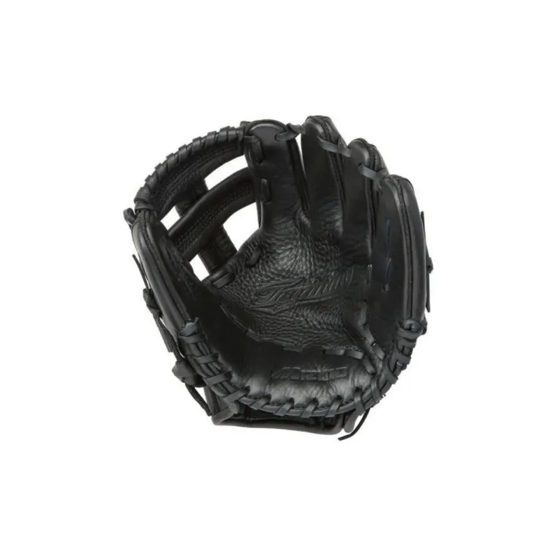 Mizuno Baseball Gloves Pitching Glove Top Grain Cow Leather Unisex Black-1