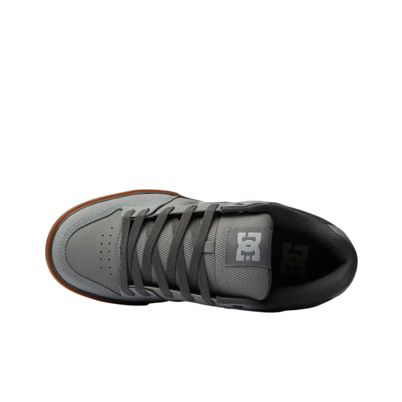 DC Shoes Low Top Skateboard Shoes Men's Gray-3