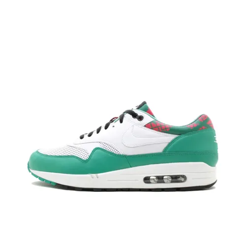 Nike Air Max 1 Casual Shoes Men Low-Top White/Green