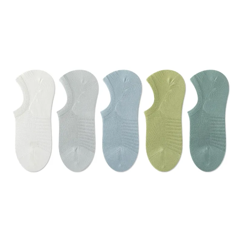 MIIOW No Show Socks Unisex 5 Pack-18