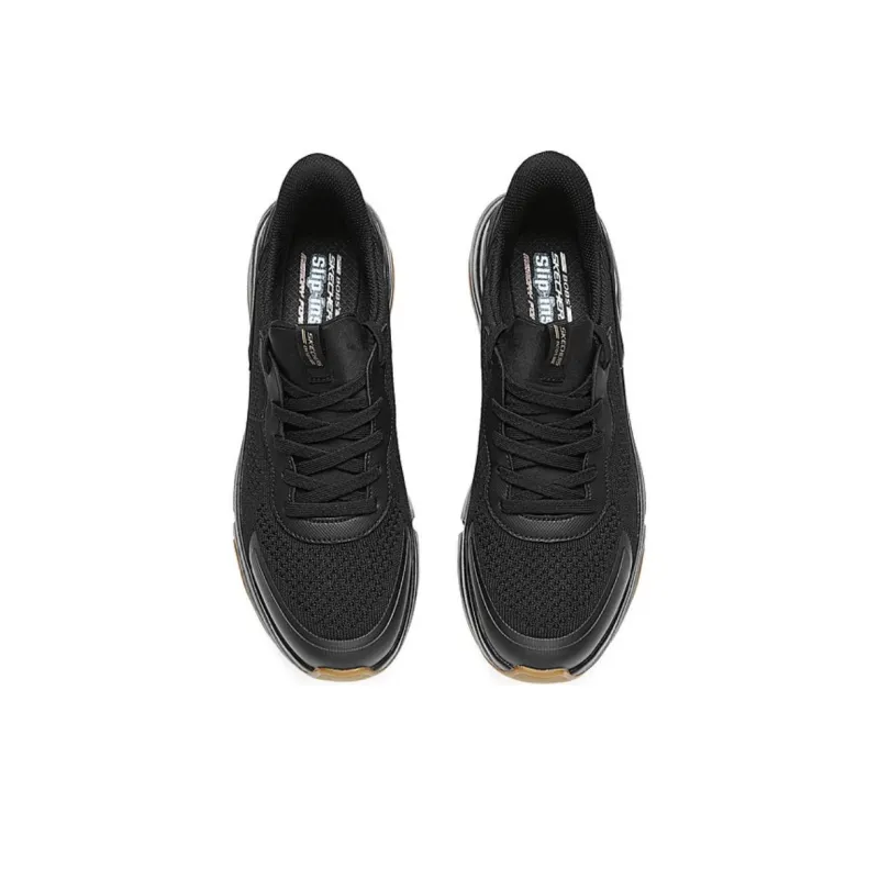 Skechers Bob's Anti Slip Wear Resistant Low Top Casual Shoes Men's Black-2