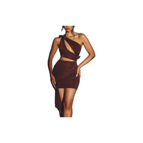 OH POLLY Sleeveless Dresses Women's Chocolate Brown/Chocolate Brown