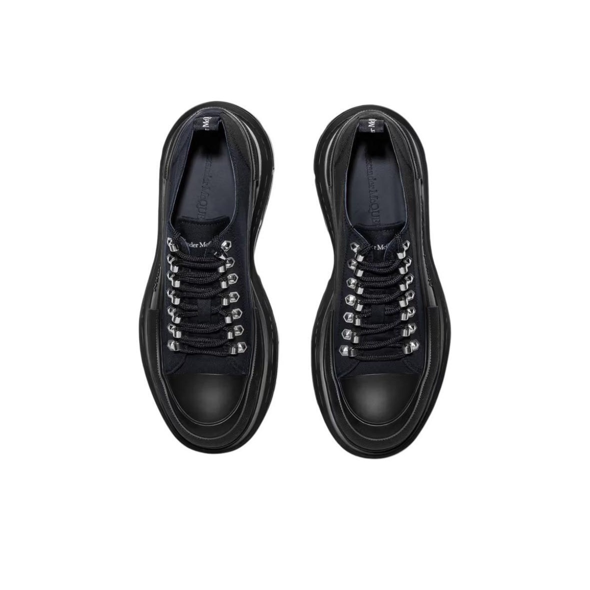 スニーカー ALEXANDER MCQUEEN tread slick sneakers 697072 W4MV2 Alexander McQueen Tread Slick Low-Top Sneaker Orange White