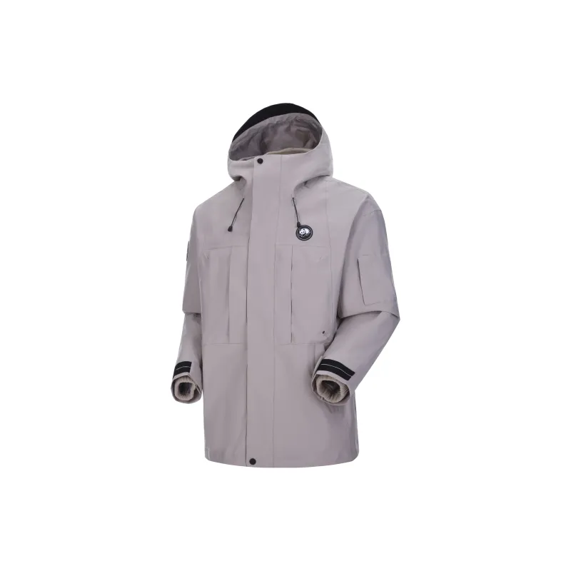 Panda Carefree Play Series Water Resistant Windproof Wear Resistant Warm Windbreaker Jacket Unisex-10