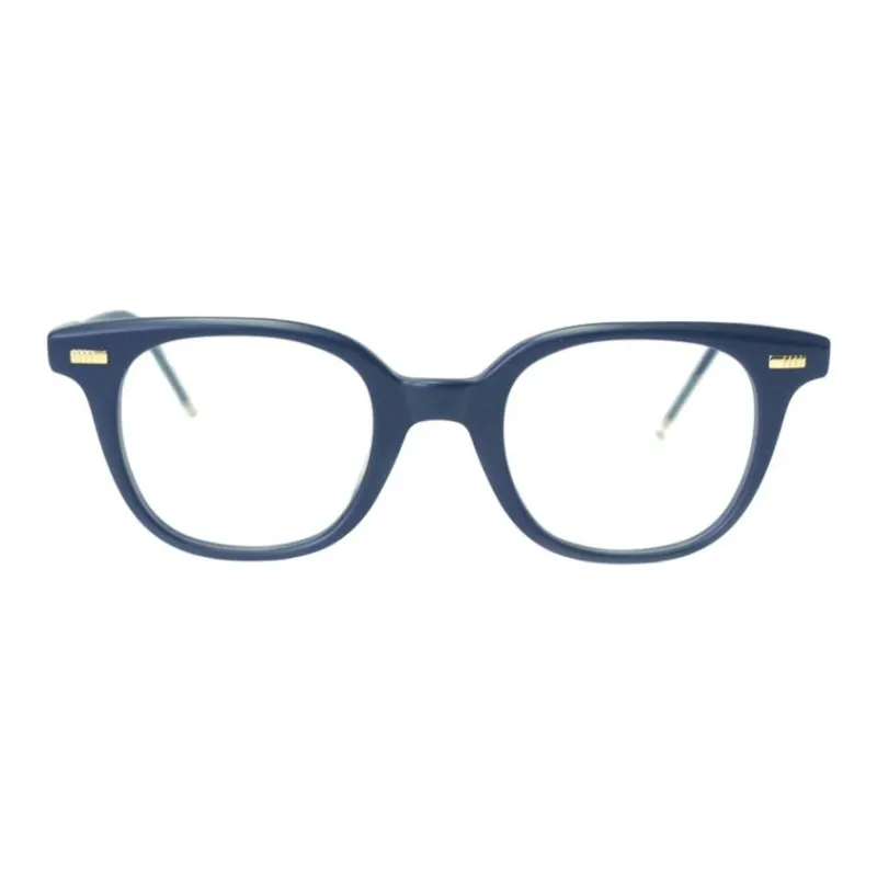 THOM BROWNE· Oval Eyeglass Frames Unisex Blue-0