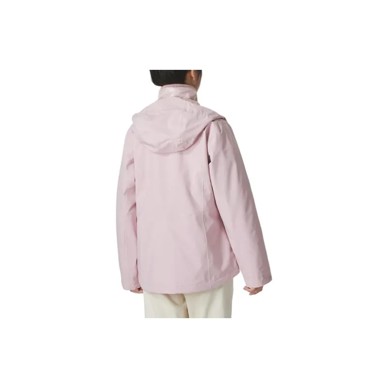 Columbia 2024 Fall New Arrival Waterproof And Warm Windbreaker Jacket Women's Pink-3