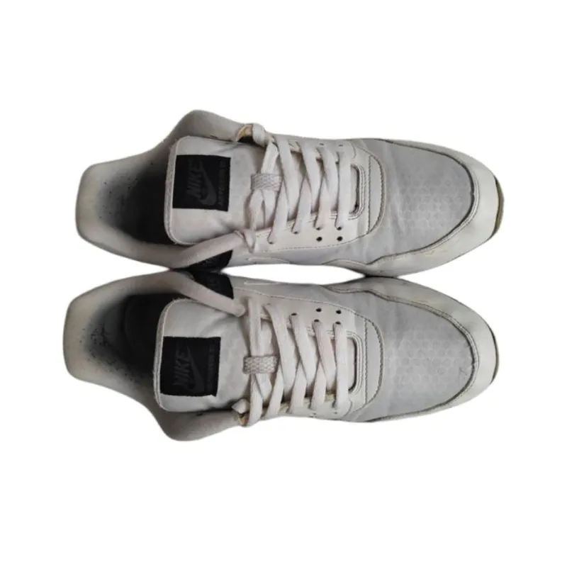 Nike Air Pegasus 89 Anti Slip Wear Resistant Low Top Running Shoes Men's White-3