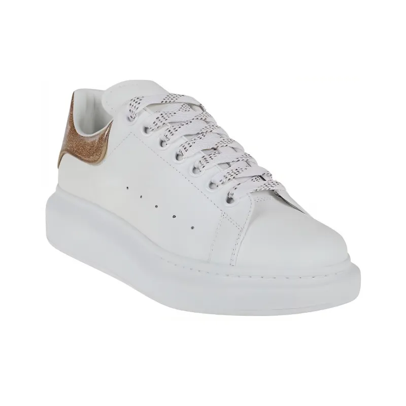 Alexander McQueen Oversize Sole Shoes 'White Gold' Women's-2