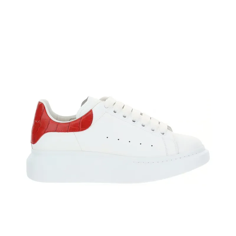 Alexander McQueen Oversized Sneaker 'White Red'-1
