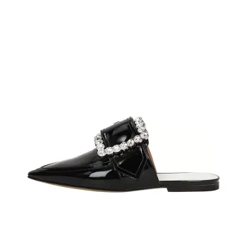 Maison Margiela Replica Closed Toe Slippers Women's Black