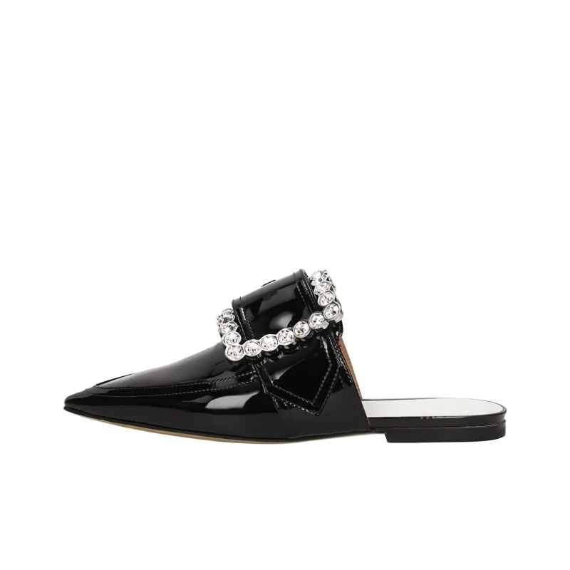 Maison Margiela Replica Closed Toe Slippers Women's Black-0