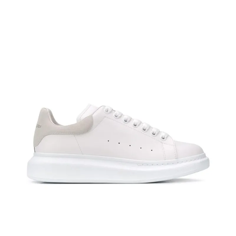 Alexander McQueen Oversized Sneaker 'White Grey Suede'-1
