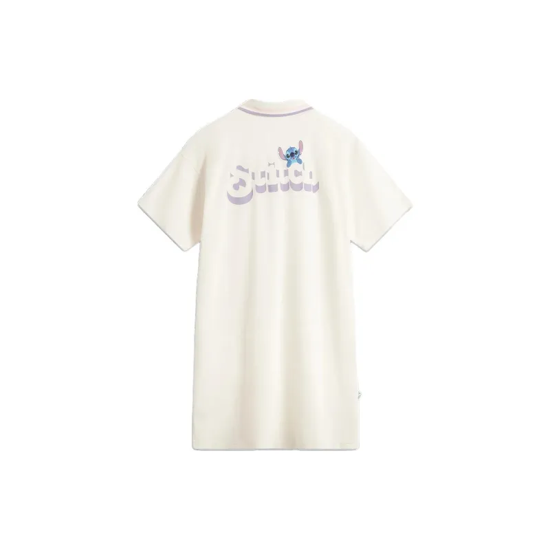 LiNing x Disney Short Sleeved Dresses Women's Ecru-1