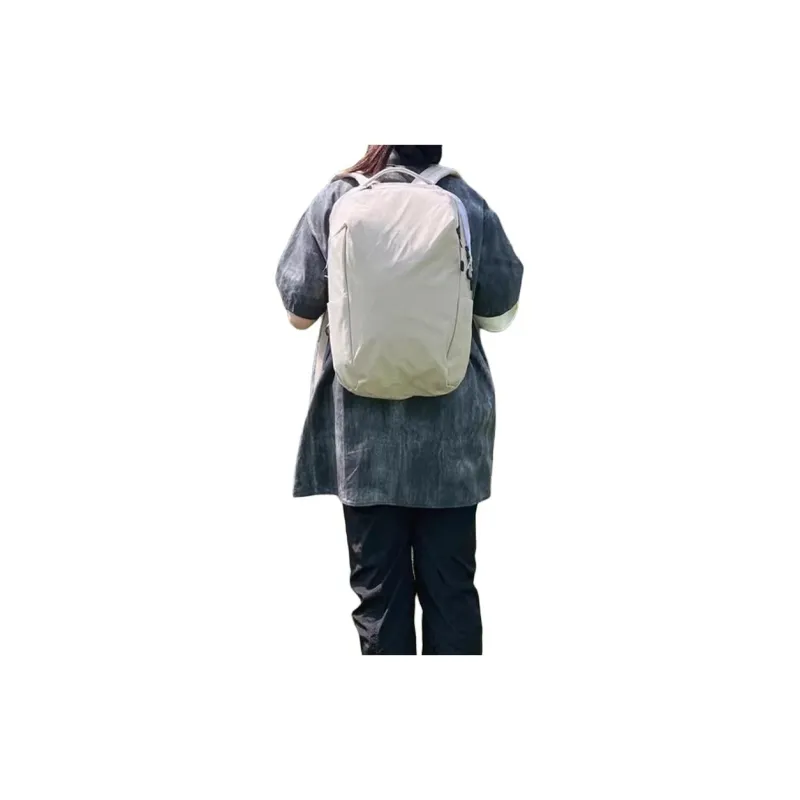 Anta × China National Geography, Collaboration Fabric Backpack Regular Unisex Light Shadow Gray-3