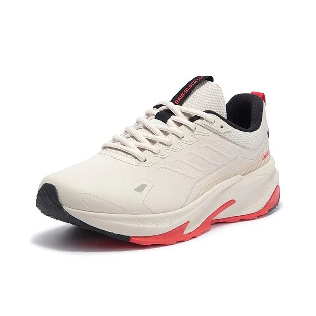 361° Rain Screen Anti Slip Wear Resistant Low Top Running Shoes Men's Sparrow Flower Red-1