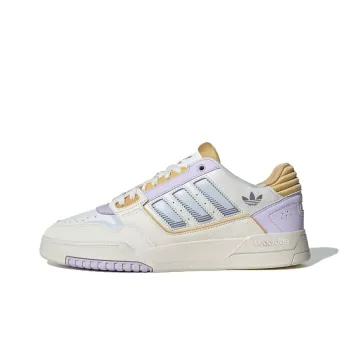 Adidas DROP STEP 2.0 Anti Slip Wear Resistant Low Top Skateboard Shoes Women's White Purple