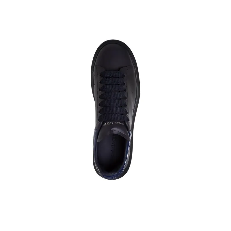 Alexander McQueen Oversized Sneaker 'Triple Black Blue'-4