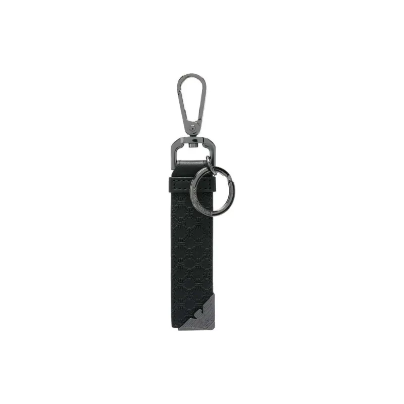 EMPORIO ARMANI Logo-plaque Keyring-0