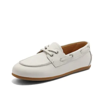 BELLE Boat Shoes Women's Brown Beige