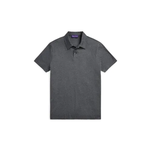 Ralph Lauren Purple Label Polo Shirts Men Medium Gray