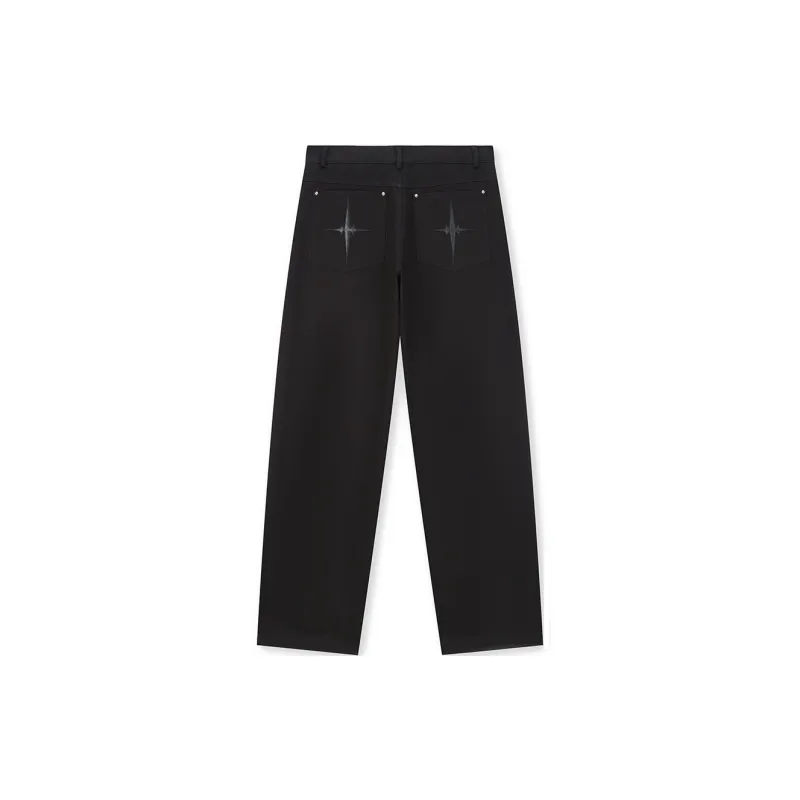 DICETINY Jeans Unisex Black-1