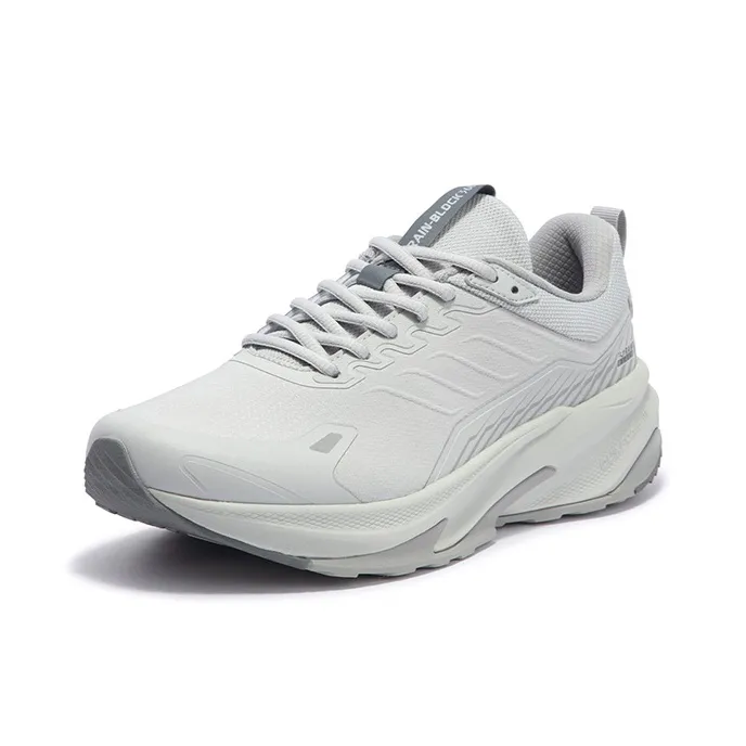 361° Rain Screen Anti Slip Wear Resistant Low Top Running Shoes Men's Recycling Gray-1