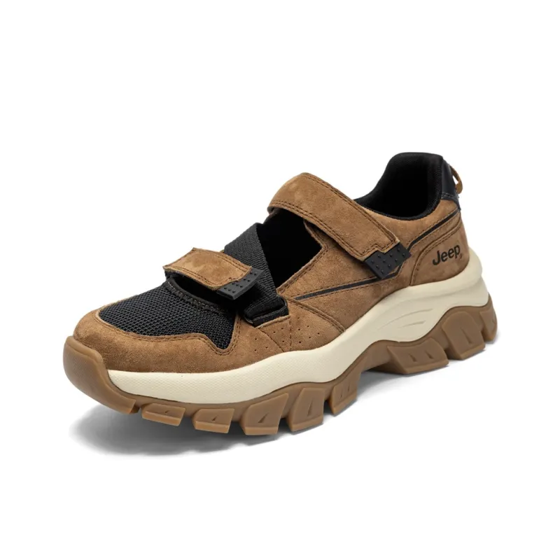 Jeep Sports Sandals For Outdoor Mountaineering Anti Slip Wear Resistant Low Top Hiking Shoes Women's-9