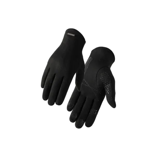 Frilled Puff Sleeve Dress Cycling Glove Unisex Suede