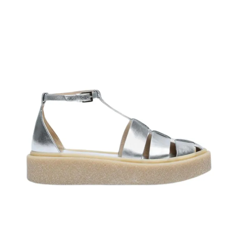 MaxMara Roman Sandals Women's Silver-1