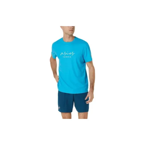 Asics T-Shirts Men Digital Aqua