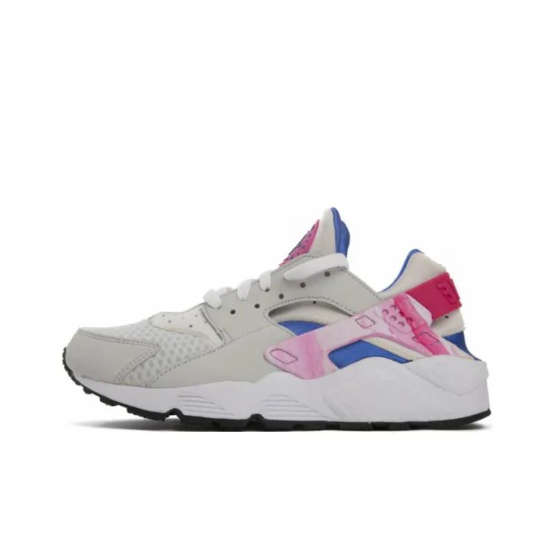Nike Air Huarache Anti-Slip Wear-Resistant Low-Top Running Shoes Women's Light Gray-0