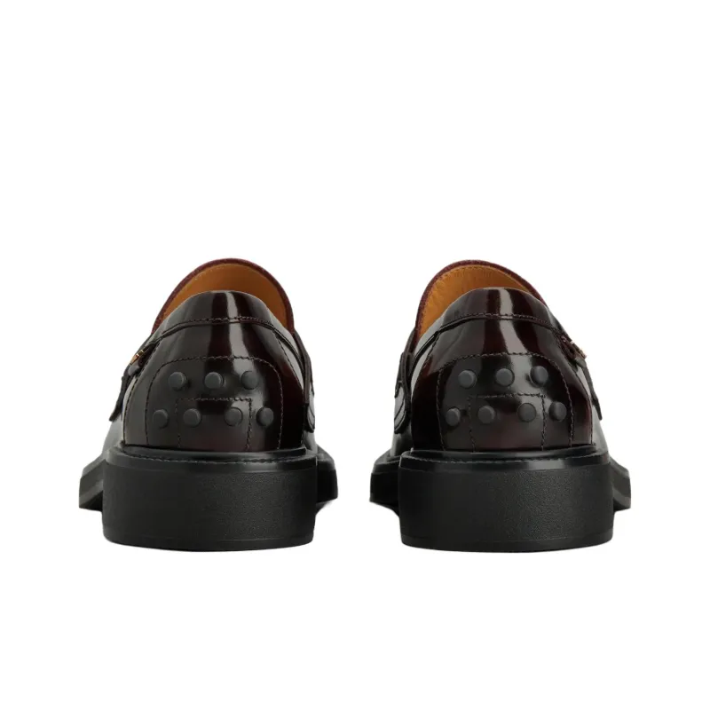 TOD'S Logo Plaque Slip On Loafers Women's-3
