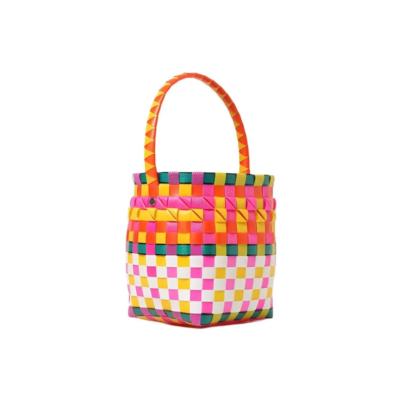 MARNI Logo Patch Checked Shoulder Bag-1