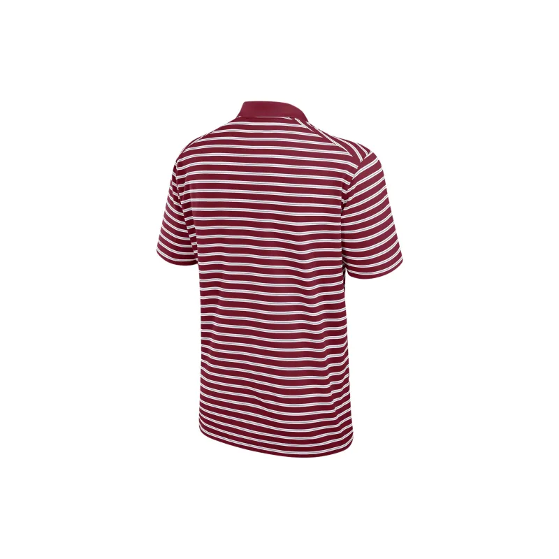 Nike Alabama Tide Primetime Victory Striped Men's Nike Dri FIT College Polo-1