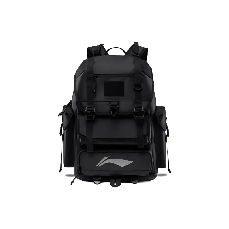 LiNing LPL Collaboration Sports Life Collection Polyester Backpack Unisex Black-0