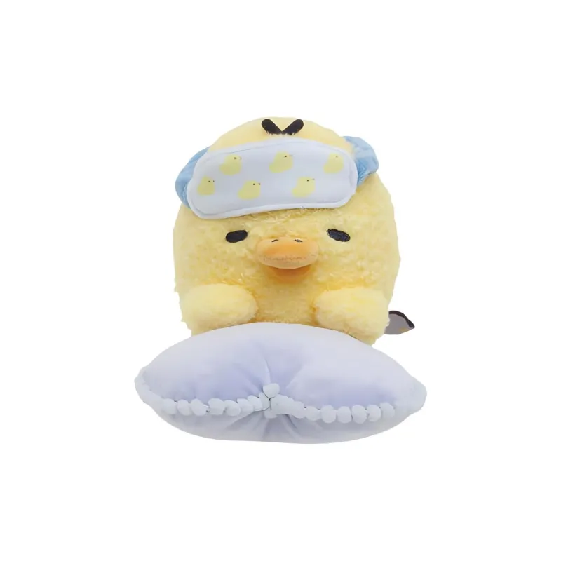 SAN X Rilakkuma Dream Collection, Eye Mask Chick Plush Toy Dolls Plush Doll 13cm Height-2