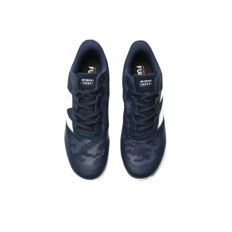 New Balance FuelCell 4040v7 Turf Trainer Team Navy Optic White-2