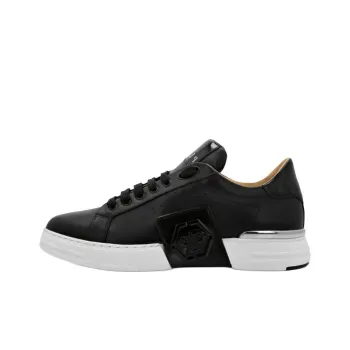 PHILIPP PLEIN Lo Top Low Top Skateboard Shoes Unisex Black