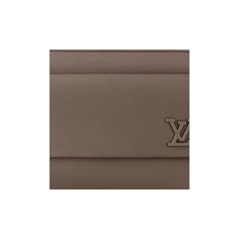 LOUIS VUITTON Cow Leather Messenger Bag, Crossbody Bag, Shoulder Bag Men's Elephant Gray-2