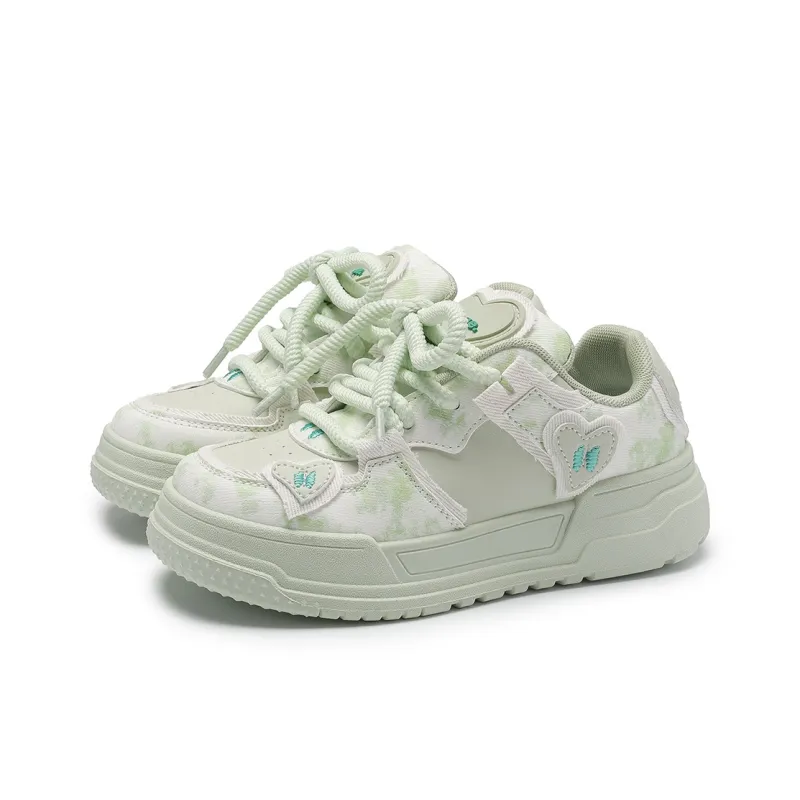 Dafu Leaps Forward Puffy Shoes Anti Slip Wear Resistant Low Top Skateboard Shoes Women's-1
